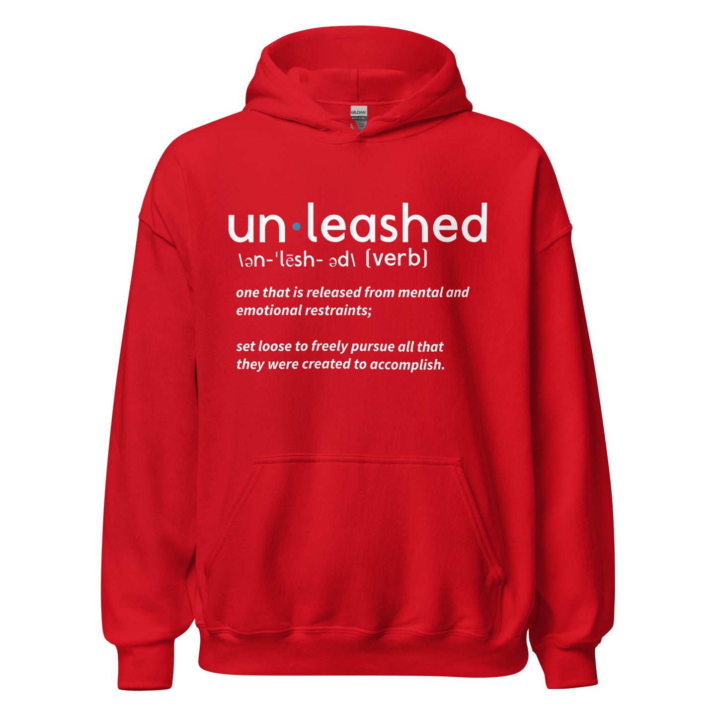 Unleashed Defined Red Hoodie